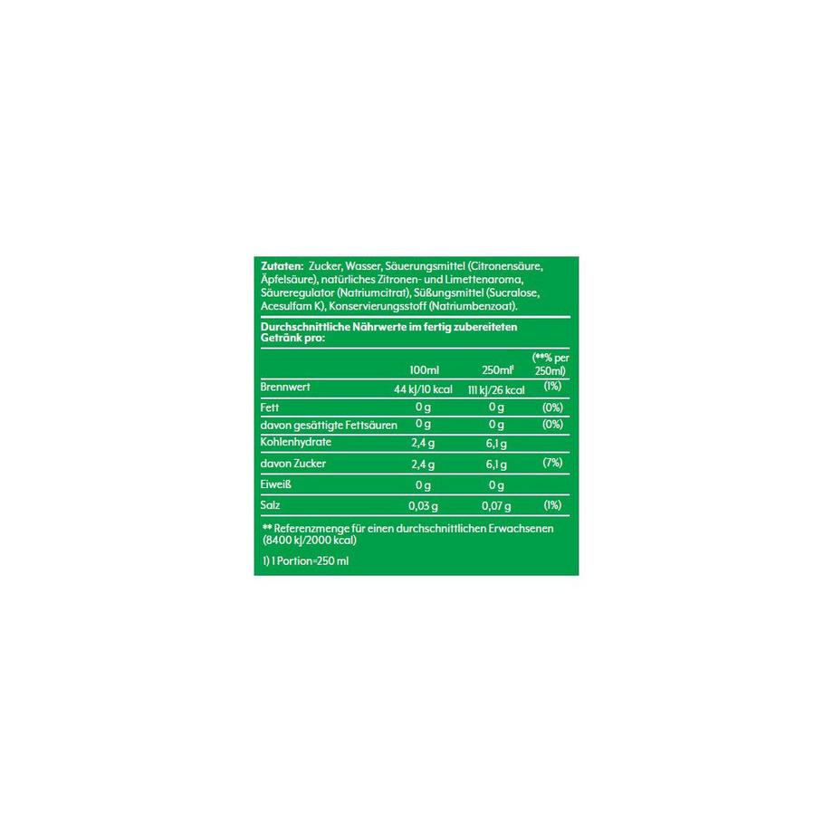 sodastream SodaStream Sirup 7UP - 9 Liter Fertiggetränk, Sekundenschnell, 440 ml  