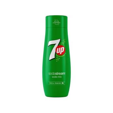 SodaStream Sirup 7UP - 9 Liter Fertiggetränk, Sekundenschnell, 440 ml