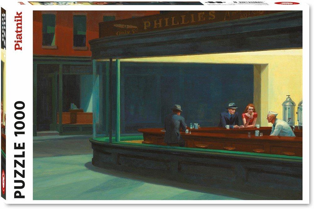 Image of Nighthawks Edward Hopper (1000)
