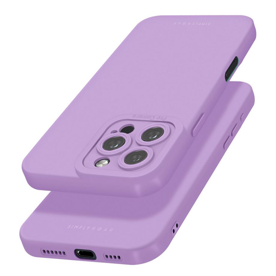 Avizar  Coque iPhone 16 Pro Max Souple Violet 