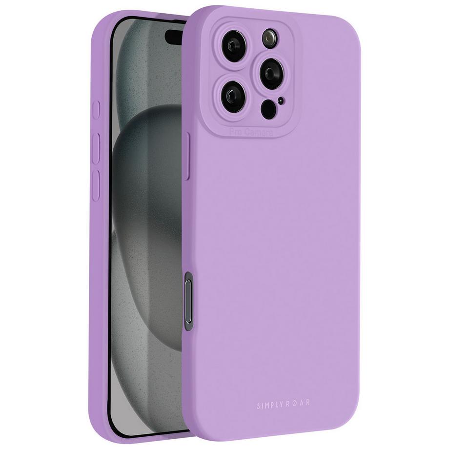 Avizar  Coque iPhone 16 Pro Max Souple Violet 