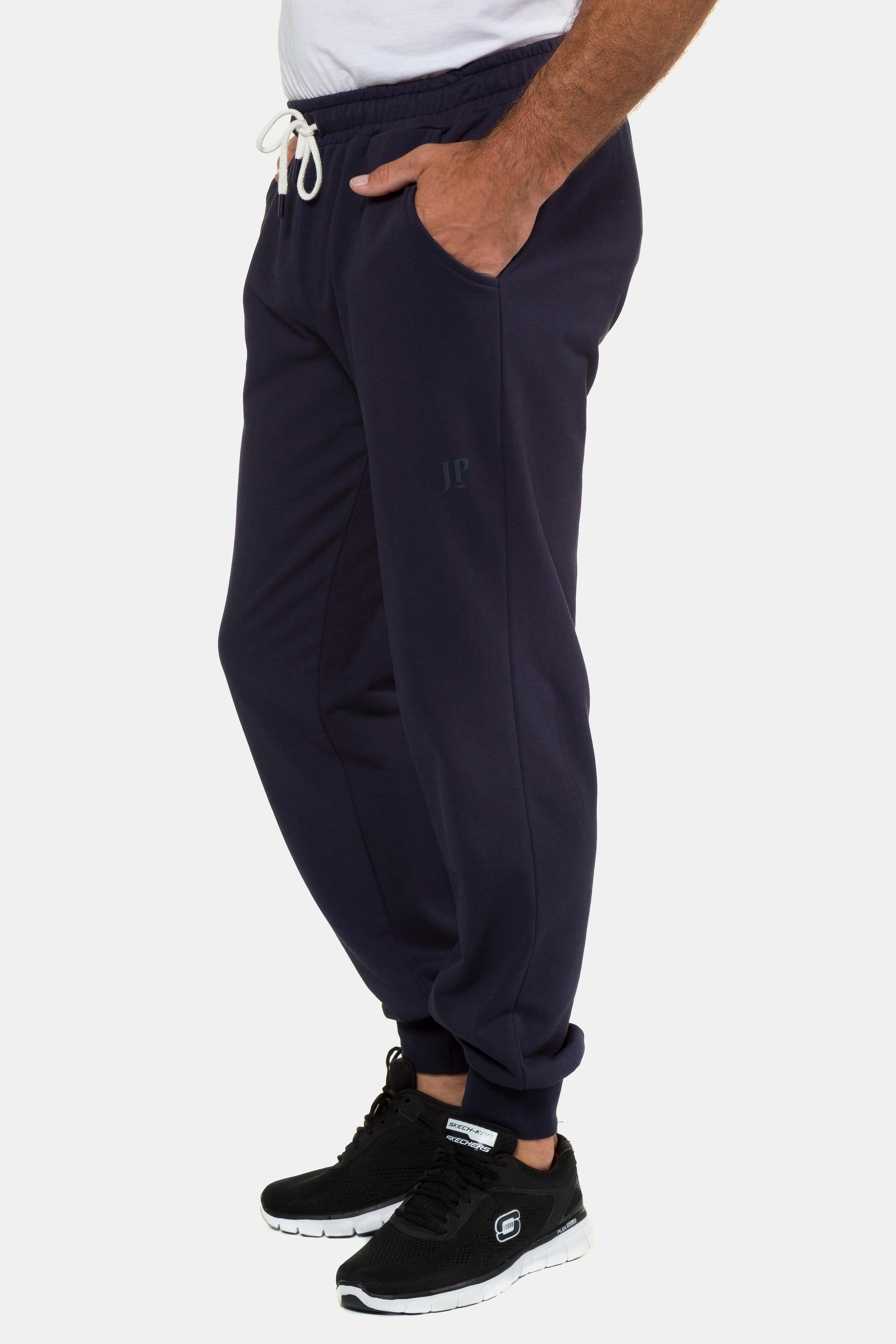 JP1880  Pantalon en molleton# Basic, style jogging, à 2 poches et taille élastique - coupe Modern Fit 