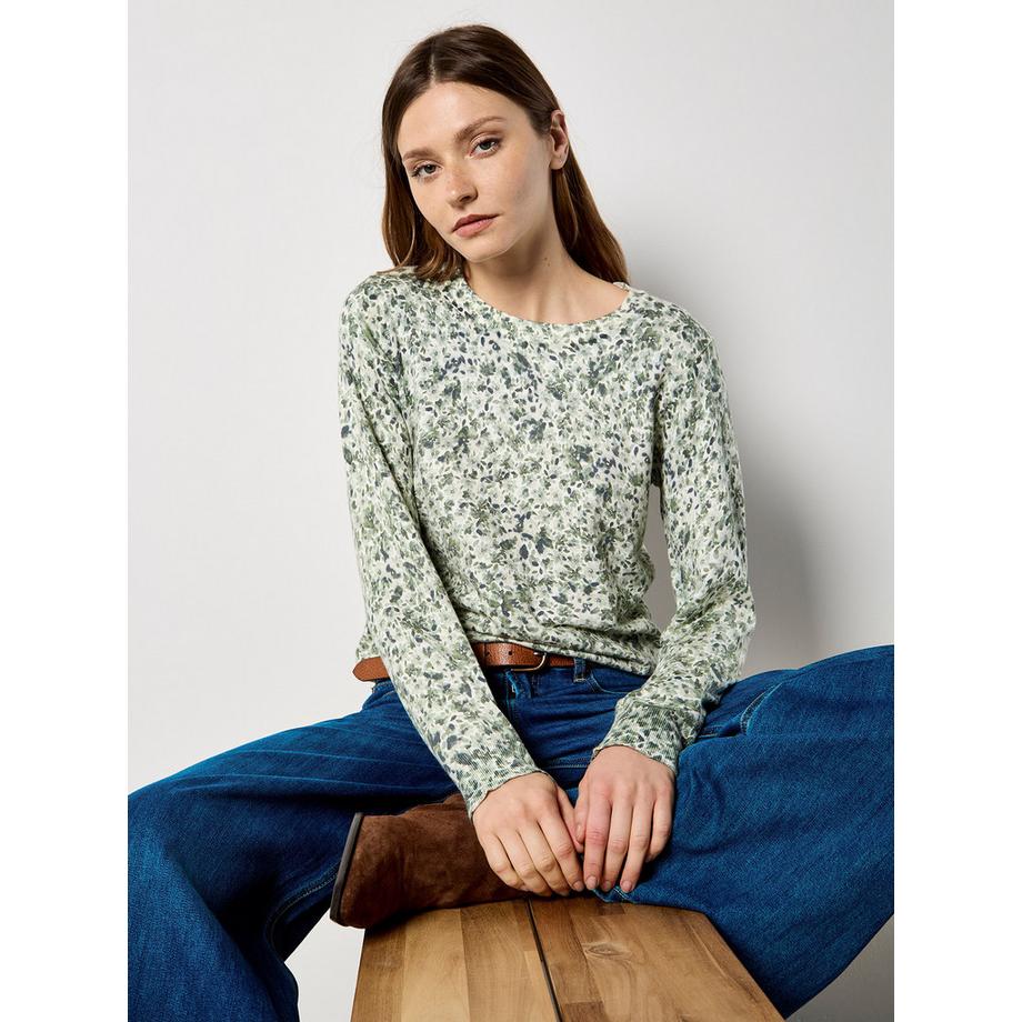 APRICOT Pull Fin Motif Floral  