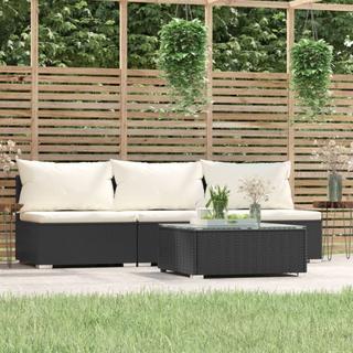 VidaXL set per salotto da giardino Polirattan  