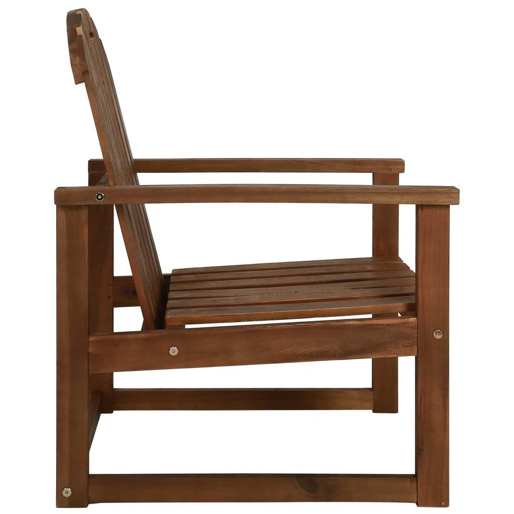 VidaXL Chaise de jardin bois  