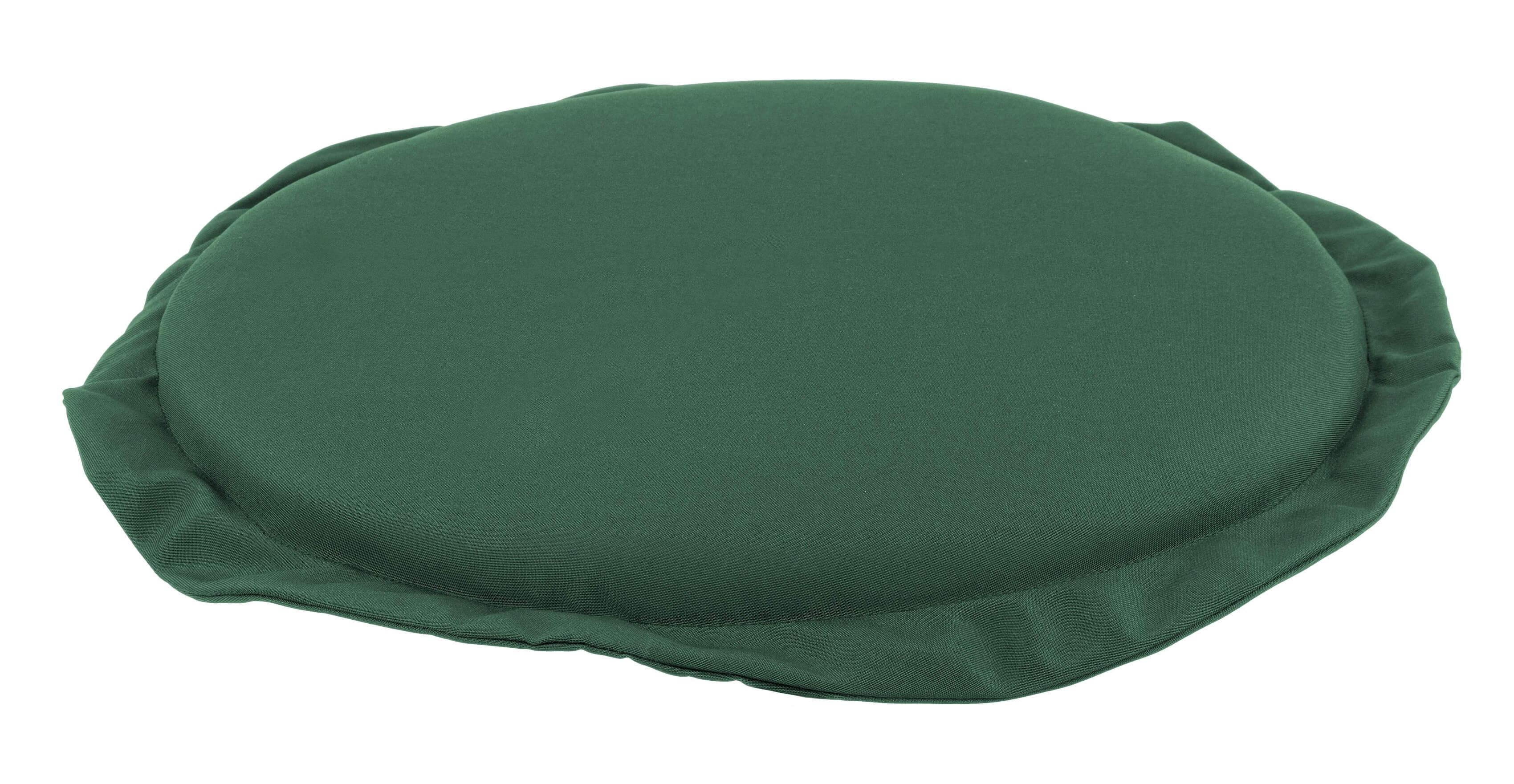 mutoni Coussin de jardin rond vert foncé  