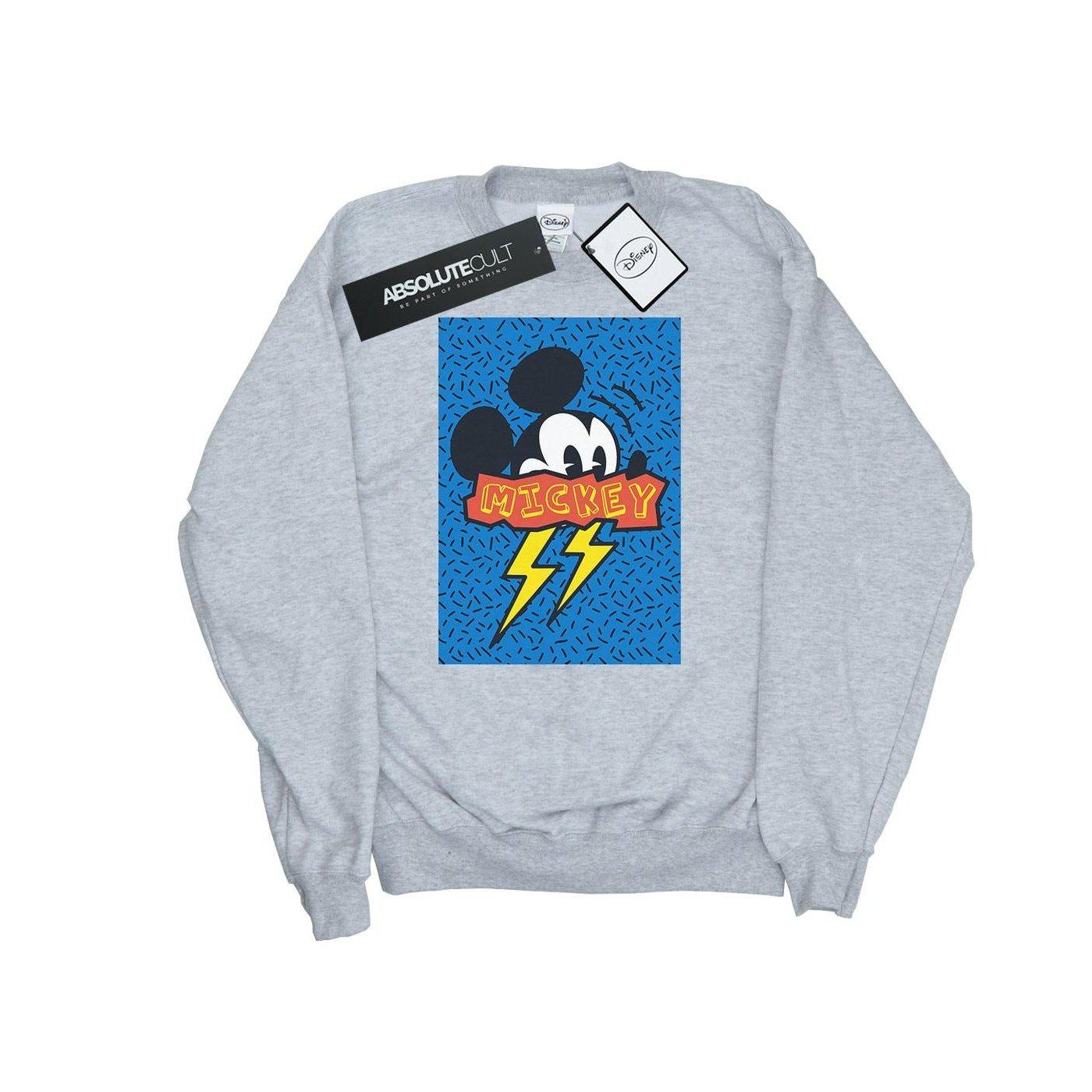 Image of Mickey Mouse 90s Flash Sweatshirt Unisex Grau 116