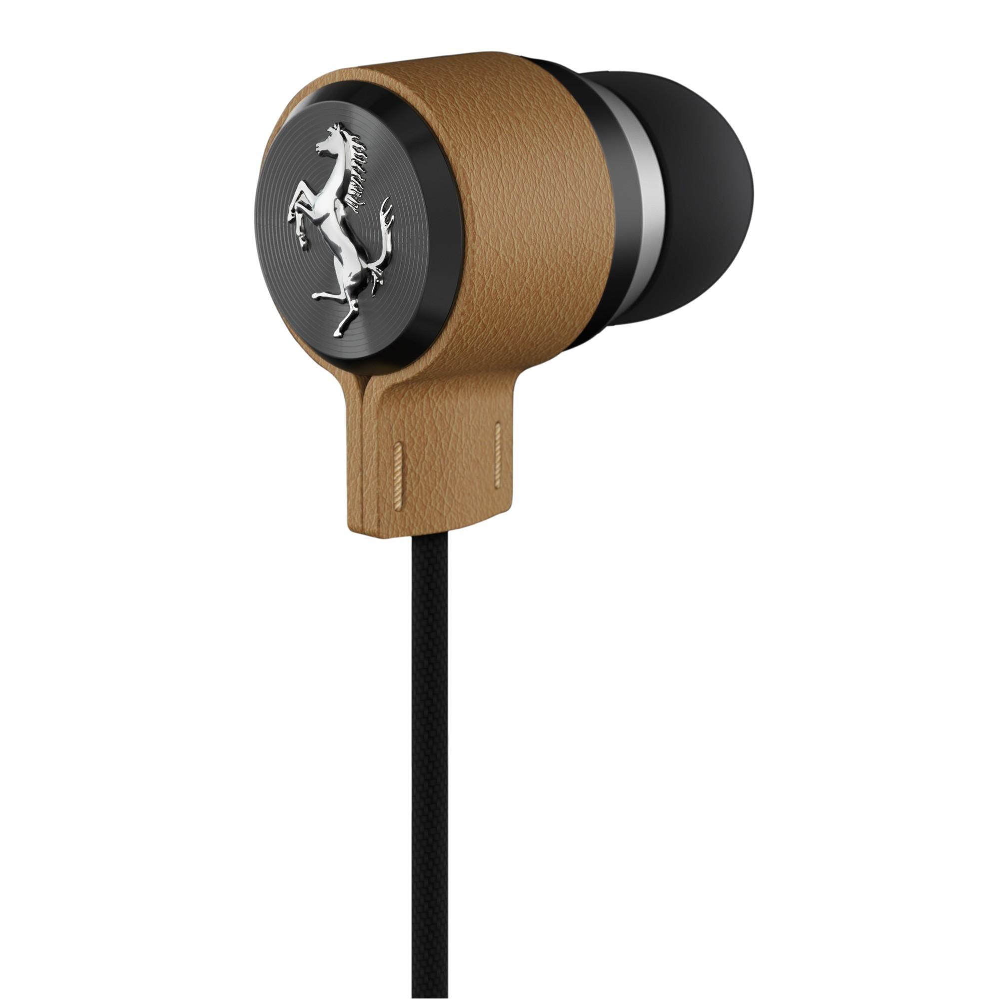 Ferrari by Logic3  Ferrari by Logic3 Cavallino T150 Auricolare Cablato In-ear Marrone chiaro 