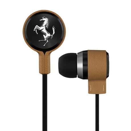 Ferrari by Logic3  Ferrari by Logic3 Cavallino T150 Auricolare Cablato In-ear Marrone chiaro 