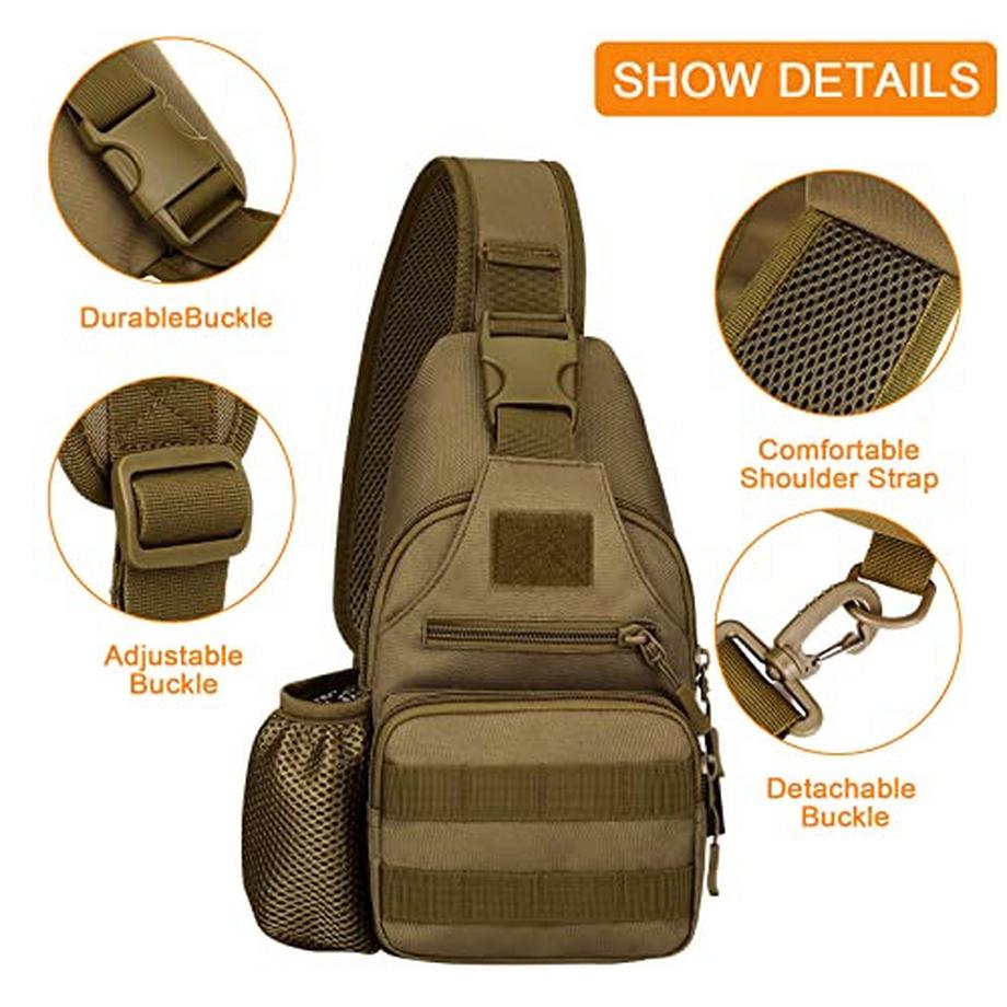 Only-bags.store Tactical Militär Brust Sling Crossbody Tasche  