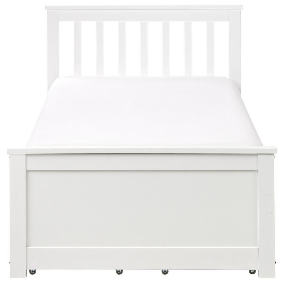 Beliani Letto con 4 cassetti en Legno di pino  OLENDON  