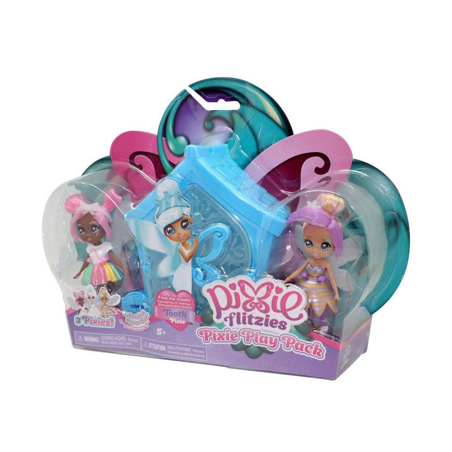 B2X  Ensemble de jeu Fée Pixie Flitzies, paquet de 3 