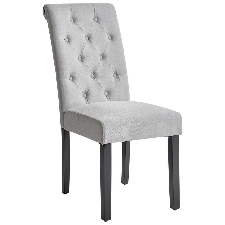 Beliani Set di 2 sedie da pranzo en Tessuto Glamour VELVA  