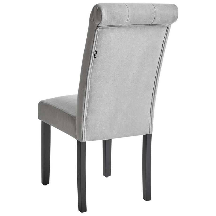 Beliani Set di 2 sedie da pranzo en Tessuto Glamour VELVA  