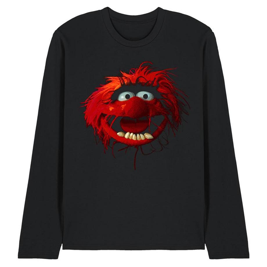Maglietta Animale Viso Cotone Pettinato Ringspun