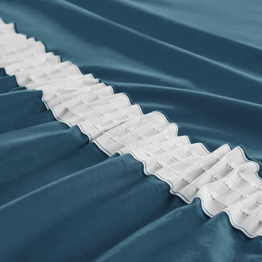 La Redoute Intérieurs  Vorhang aus reiner Baumwolle mit gerafftem Galon 