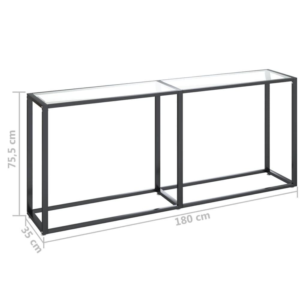 VidaXL Table console verre  