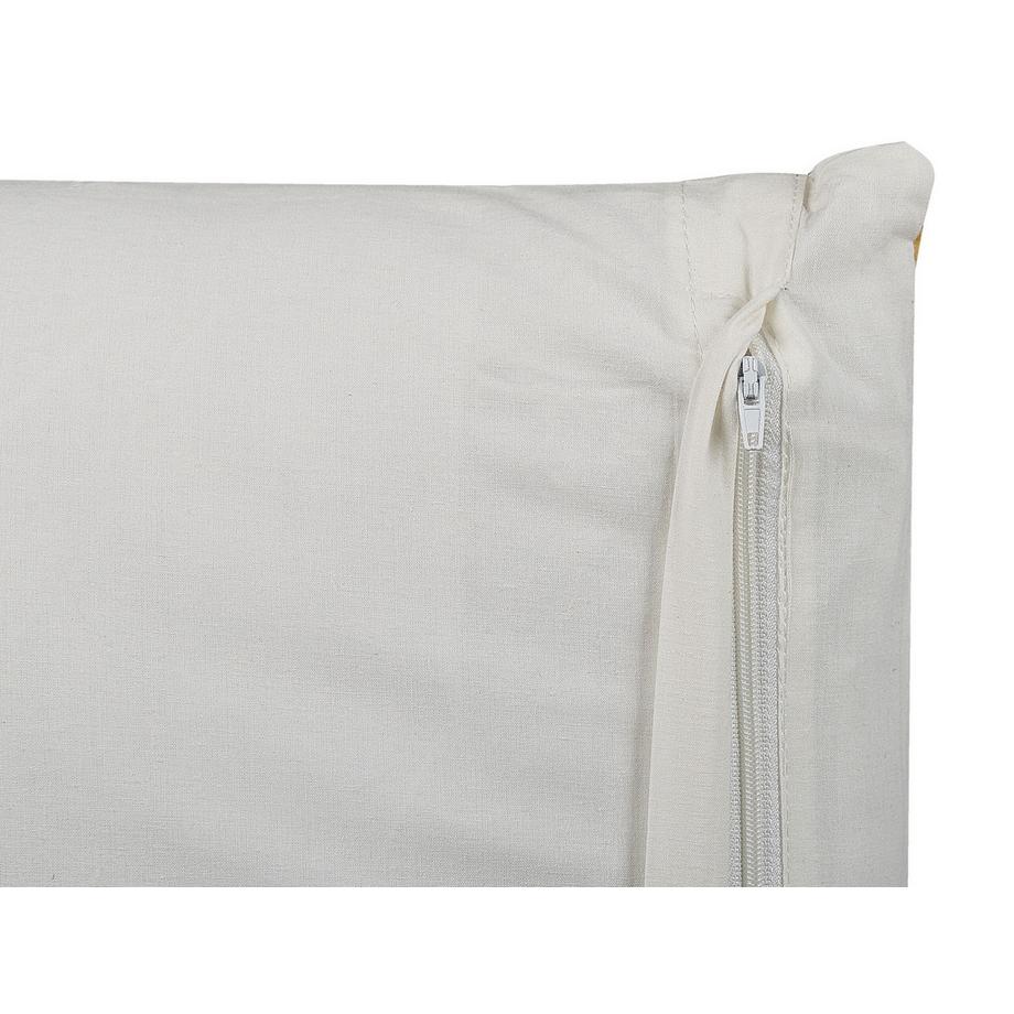 Beliani Coussin en Coton Rétro CALATHEA  