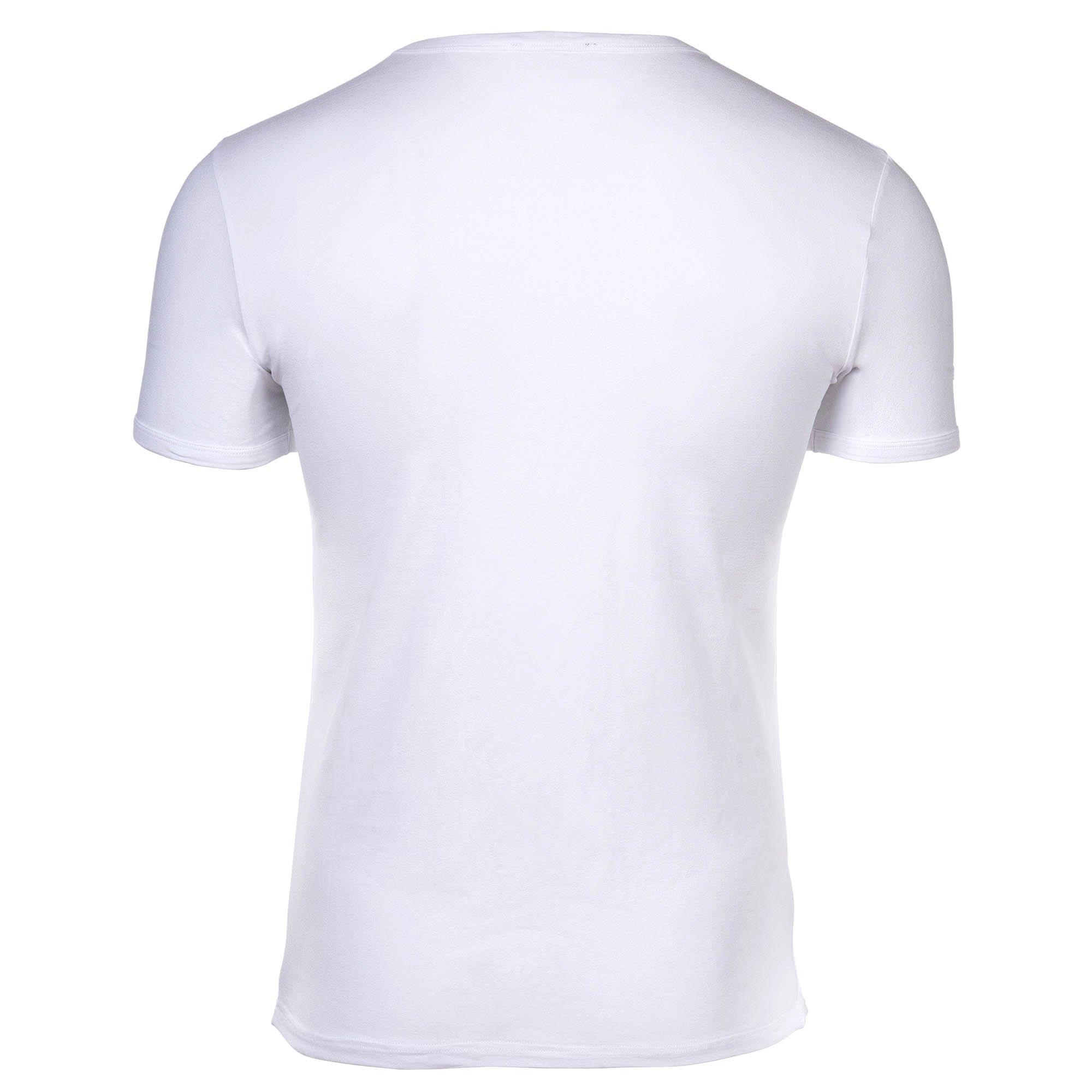 VERSACE Topeka Bi-Stretch Coton Biologique Col V T-Shirt  