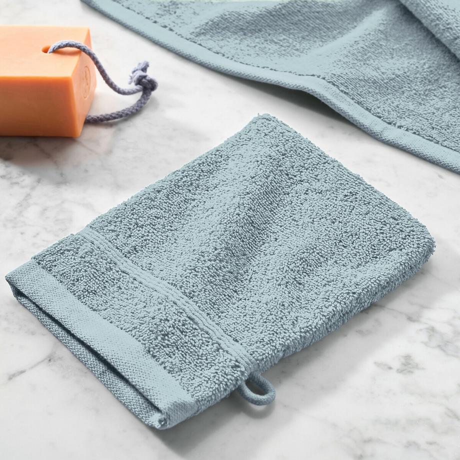 La Redoute Intérieurs Lot 4 gants de toilette éponge bouclette  