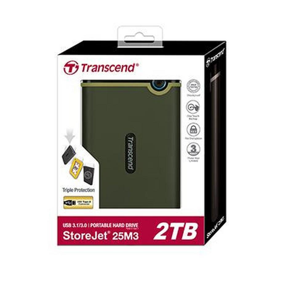 Transcend  2TB SLIM STOREJET2.5IN M3G PORTABLE USB3.0 