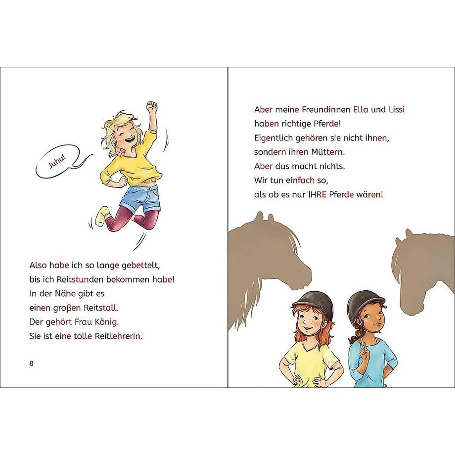 Leselöwen 2. Klasse - Lara und das neue Pferd Giebken, Sabine; Loewe Erstlesebücher (Hrsg.); Reitz, Nadine (Illustrationen) Couverture rigide 