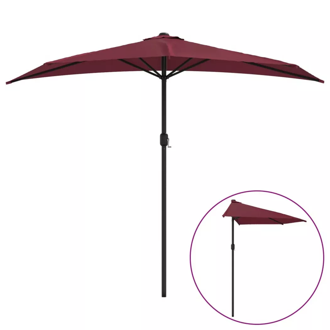 VidaXL - Balkon sonnenschirm, One Size, Rot Bunt
