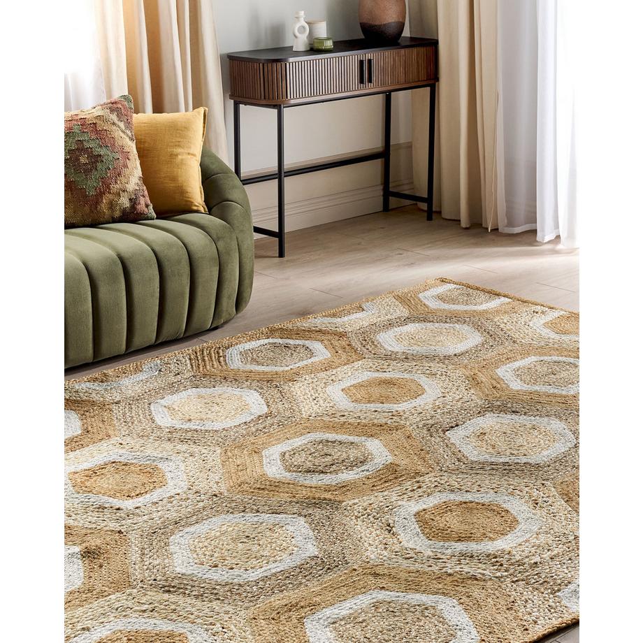 Beliani Tapis en Jute  BASOREN  
