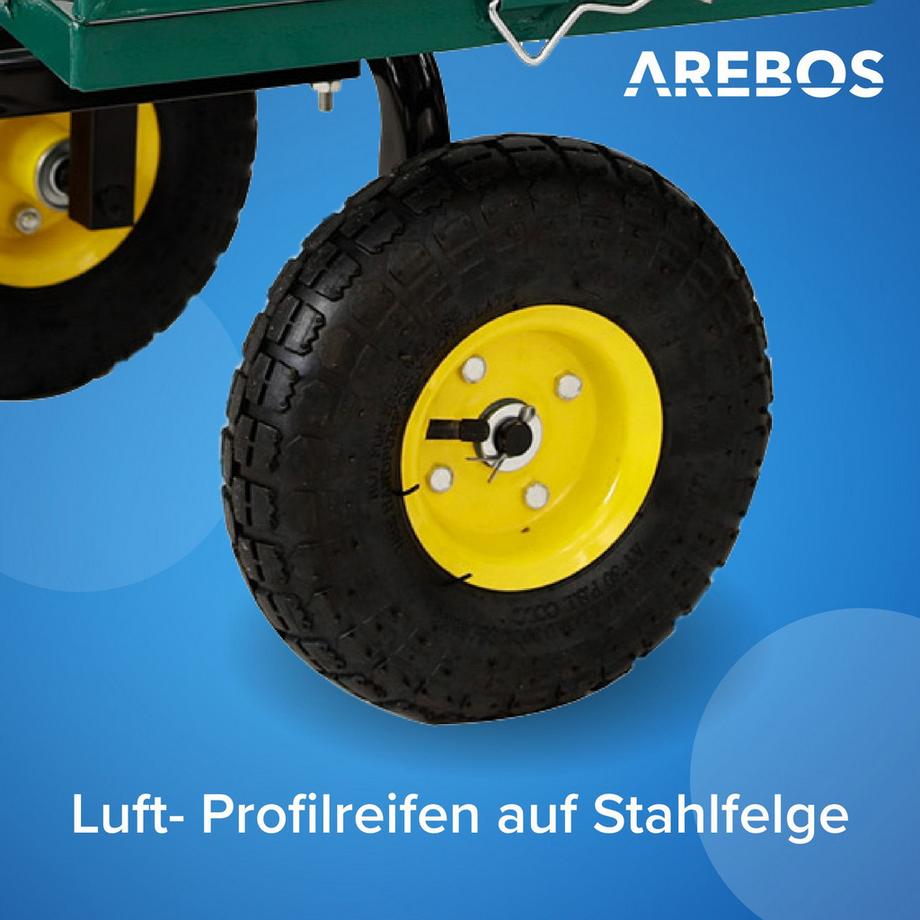 Arebos Bollerwagen Transportwagen Gartenwagen Gerätewagen Handwagen Schiebewagen  