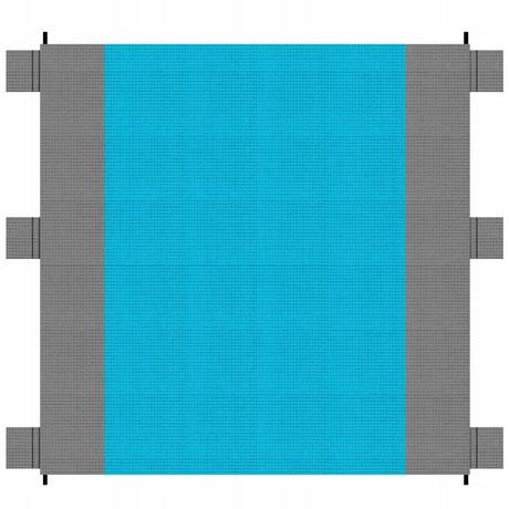 Trizand Grosse wasserabweisende Stranddecke 208 x 208 cm  