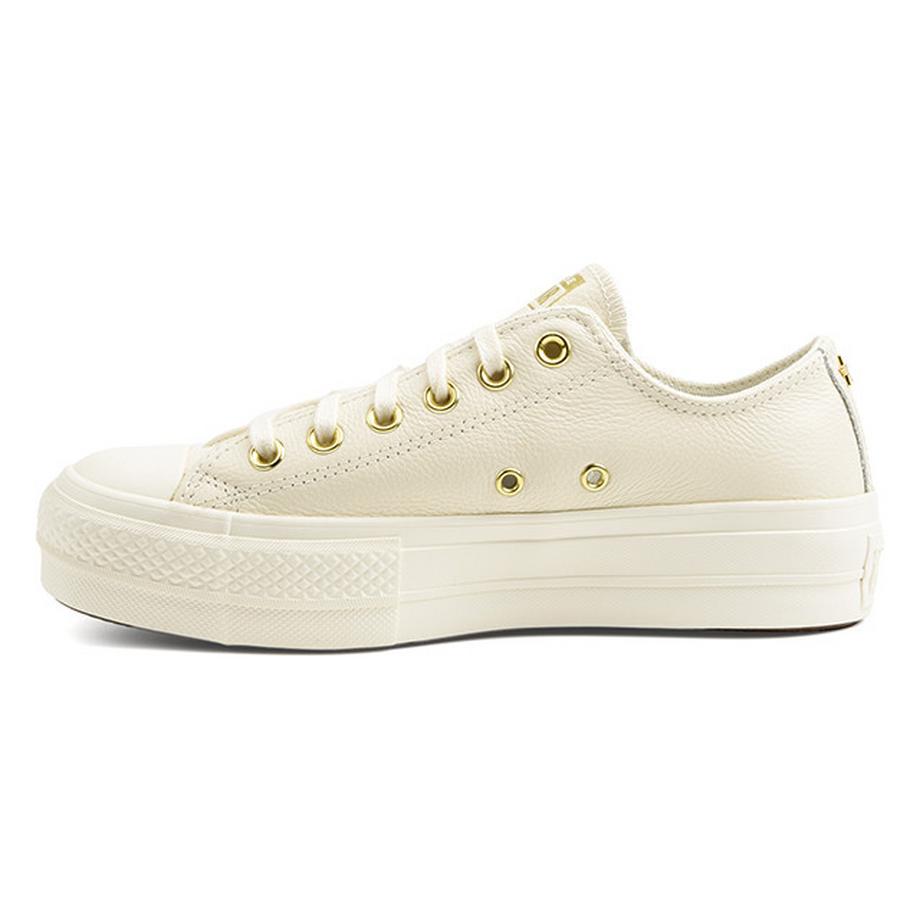 CONVERSE Chuck Taylor All Star Lift Platform Gold Sneakers  