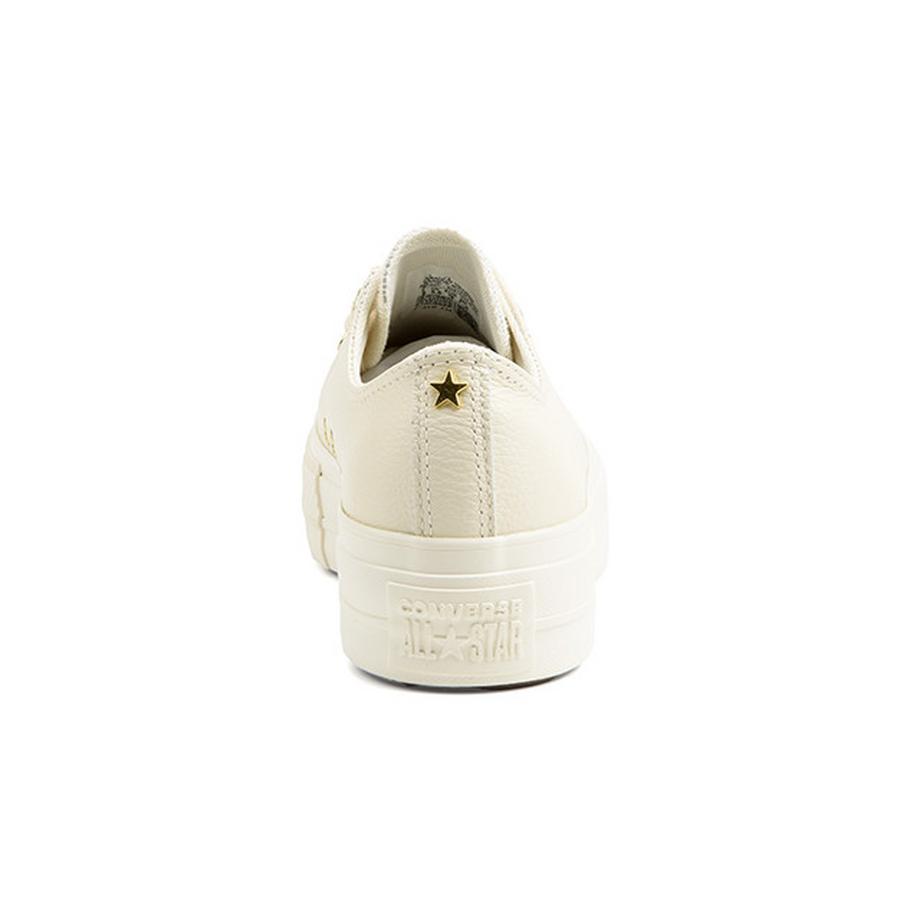 CONVERSE Chuck Taylor All Star Lift Platform Gold Sneakers  