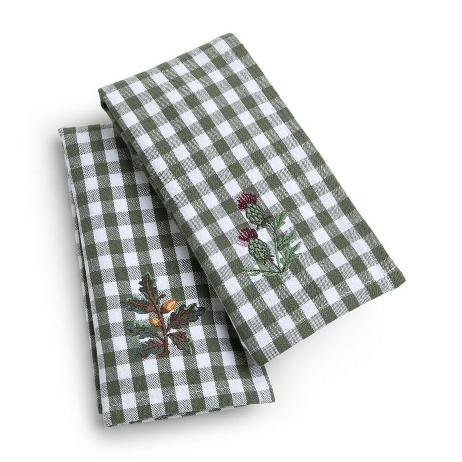 2er-Pack bestickte Servietten Bethany