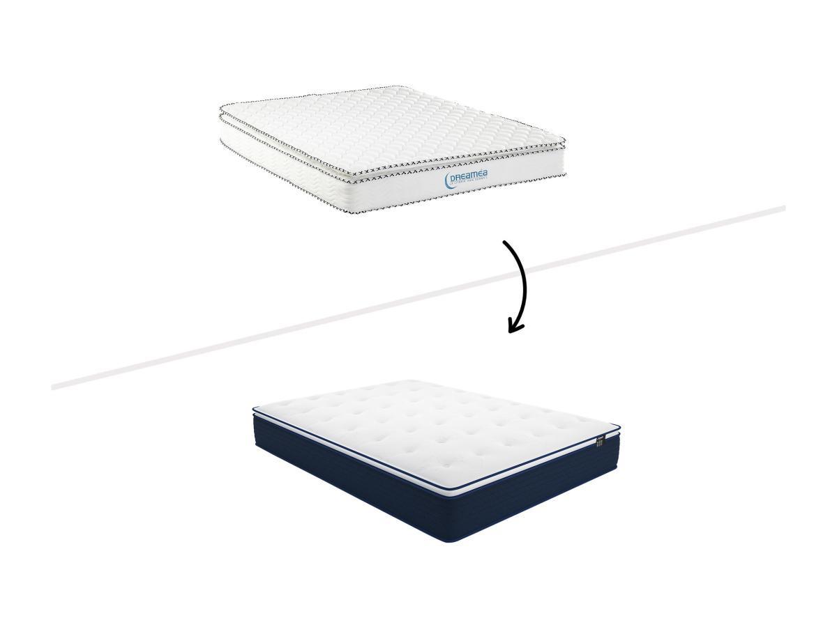 DREAMEA Matelas ressorts ensachés surmatelas intégré ALTIER de DREAMEA 10  