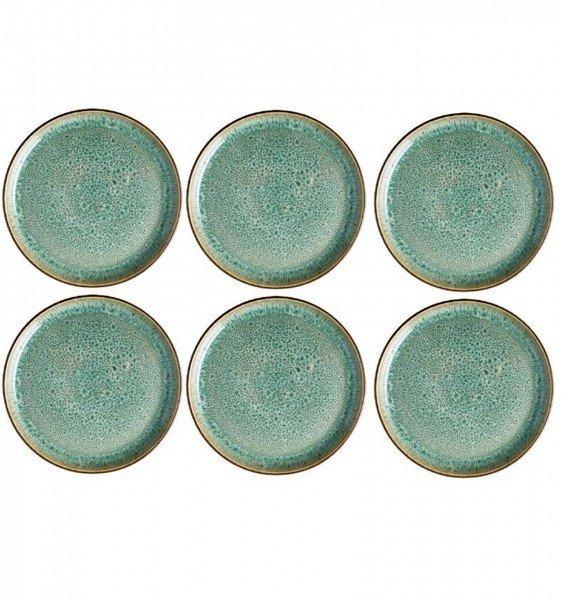 Image of Frühstücks- & Dessertteller 6 Stück, SchwarzGrün Frühstücks- & Dessertteller 6 Stück, SchwarzGrün