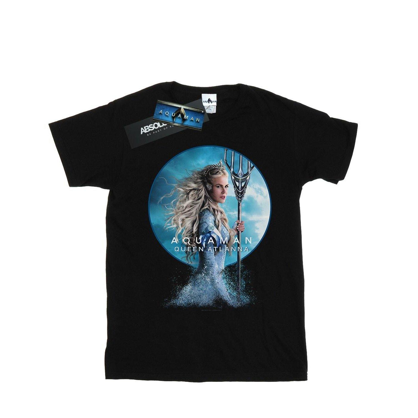 Image of Aquaman Queen Atlanna Tshirt Herren Schwarz M