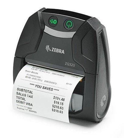 Zebra Technologies  Zebra ZQ320 Etikettendrucker Direkt Wärme 203 x 203 DPI 100 mmsek Verkabelt & Kabellos Bluetooth 