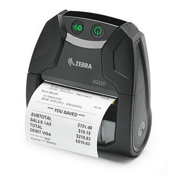 Zebra ZQ320 Etikettendrucker Direkt Wärme 203 x 203 DPI 100 mmsek Verkabelt & Kabellos Bluetooth