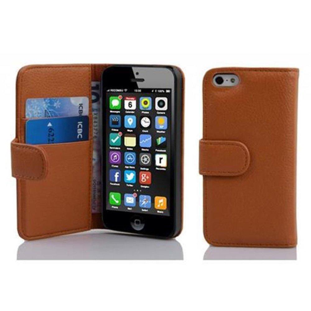Image of Hülle für Apple iPhone 5C strukturiertem Kunstleder, Kartenfach