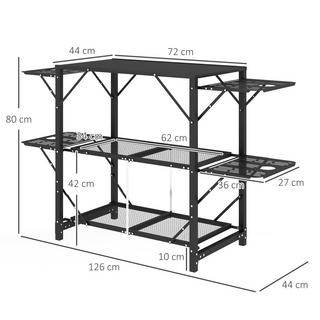 Outsunny  Table de camping 