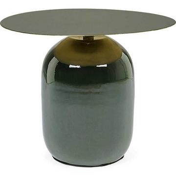 Table à couverts Nalima vert foncé ronde 50