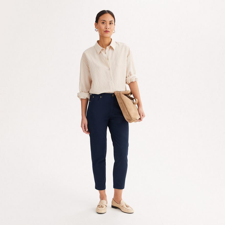 La Redoute Collections Pantalon 7/8 Coton Stretch  