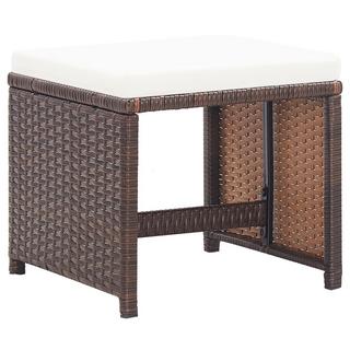 VidaXL Hocker poly-rattan  