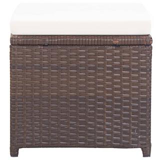 VidaXL Hocker poly-rattan  