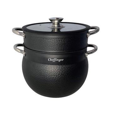 Padella per couscous 8L con vaporiera