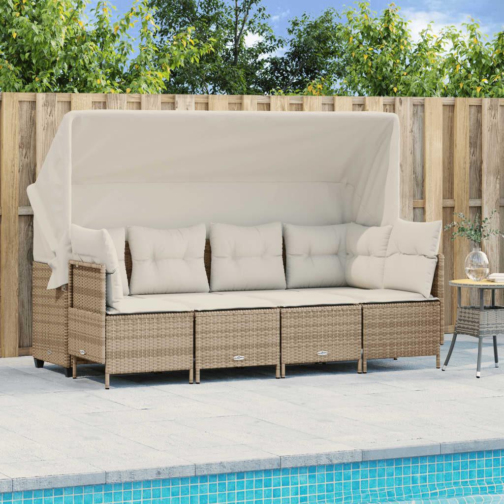 VidaXL Garten sofagarnitur poly-rattan  