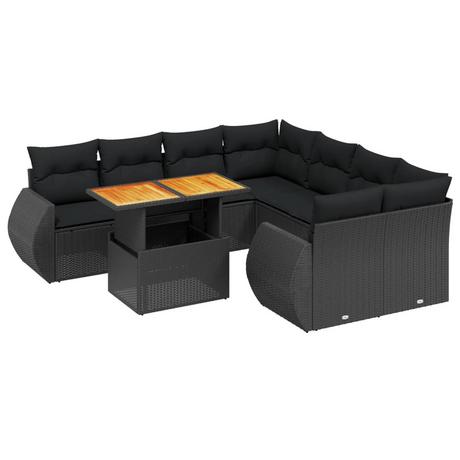 VidaXL Garten sofagarnitur poly-rattan  