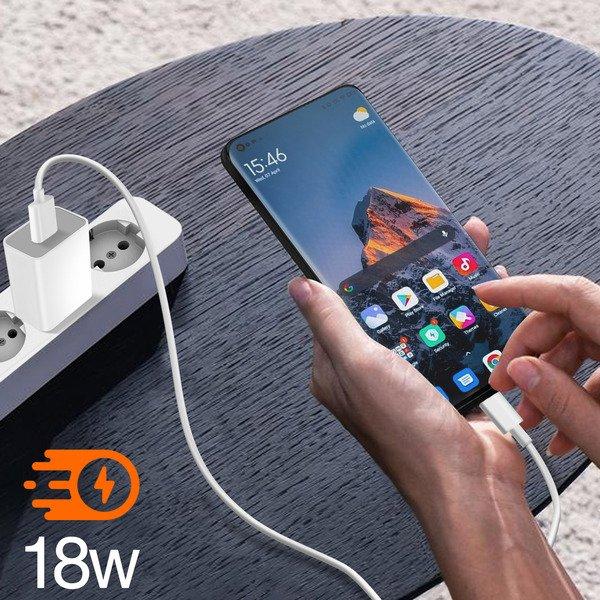 XIAOMI  Xiaomi 18W USB Ladegerät + USB-C Kabel 