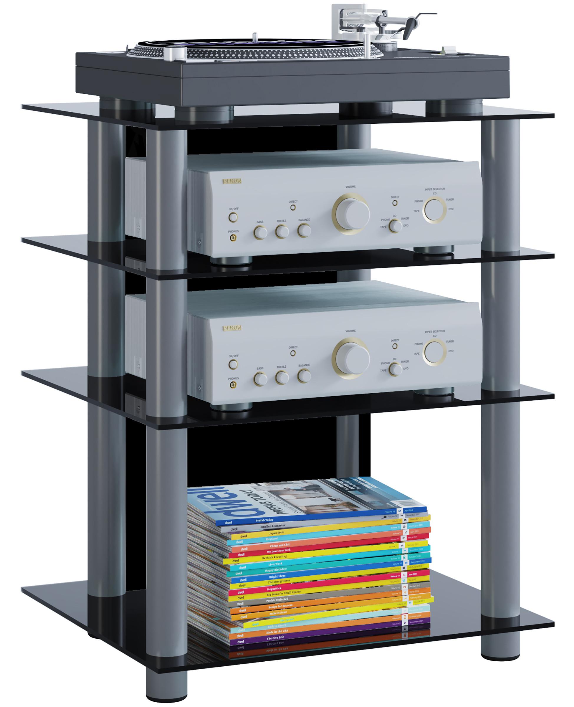 VCM VCM Morgenthaler 14105 carrello e supporto multimediale Alluminio, Nero Carrello multimediale  