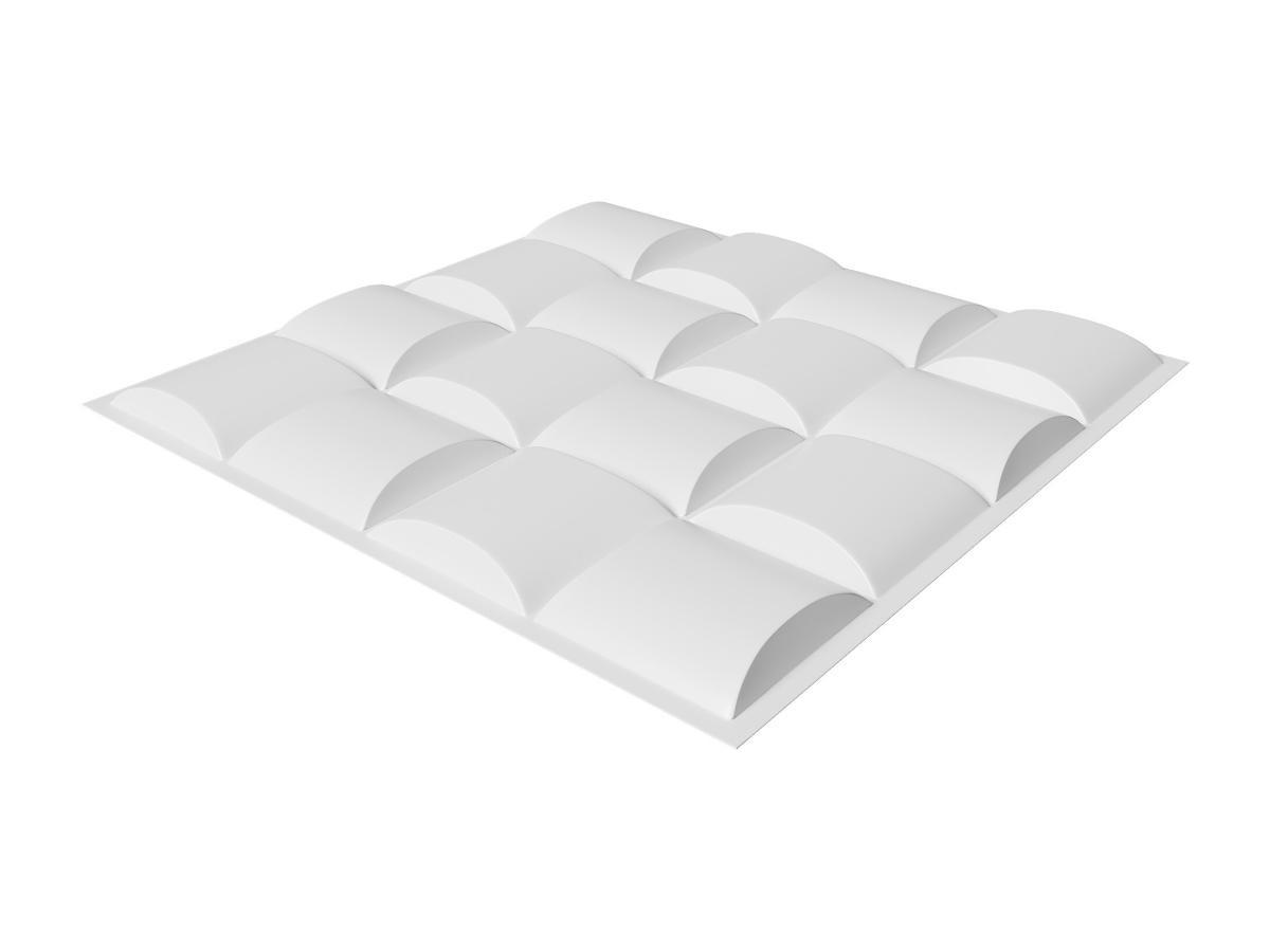 Image of 3d-wandpaneel Zum Streichen - Set 3m² - 12er Set - Corby Unisex Weiss ONE SIZE